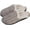 Taupe, variant on Memory Foam Slippers for Women - Fuzzy Cozy Indoor/Outdoor Slides - Fluffy Slip On Shoes Womens House Slippers with Plush Heels and Anti-Skid Rubber Sole Taupe