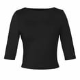 thumbnail image 4 of Long Sleeve Tops For Women,Elegant Classy Tops Old Money Outfits Women,Date Night Tops,Fall Womens Clothes,Yoga Tops,Fitted Tight Thin Long Sleeve Shirts,Work Blouse,Going Out Tops For Women, 4 of 4