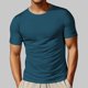thumbnail image 2 of Camiseta de manga corta de malla para hombre, ideal para el verano: camiseta deportiva ligera de seda helada para actividades al aire libre, 2 of 4