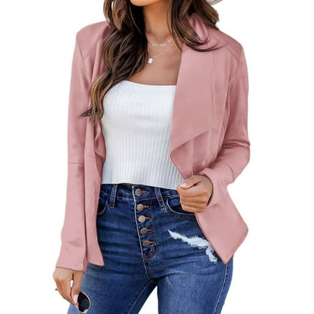 

Zedker Womens Winter Jackets Trendy Coats for Women Dressy Women s Fashion Top Cardigan Outwear Suit Coat Long Sleeve Coat