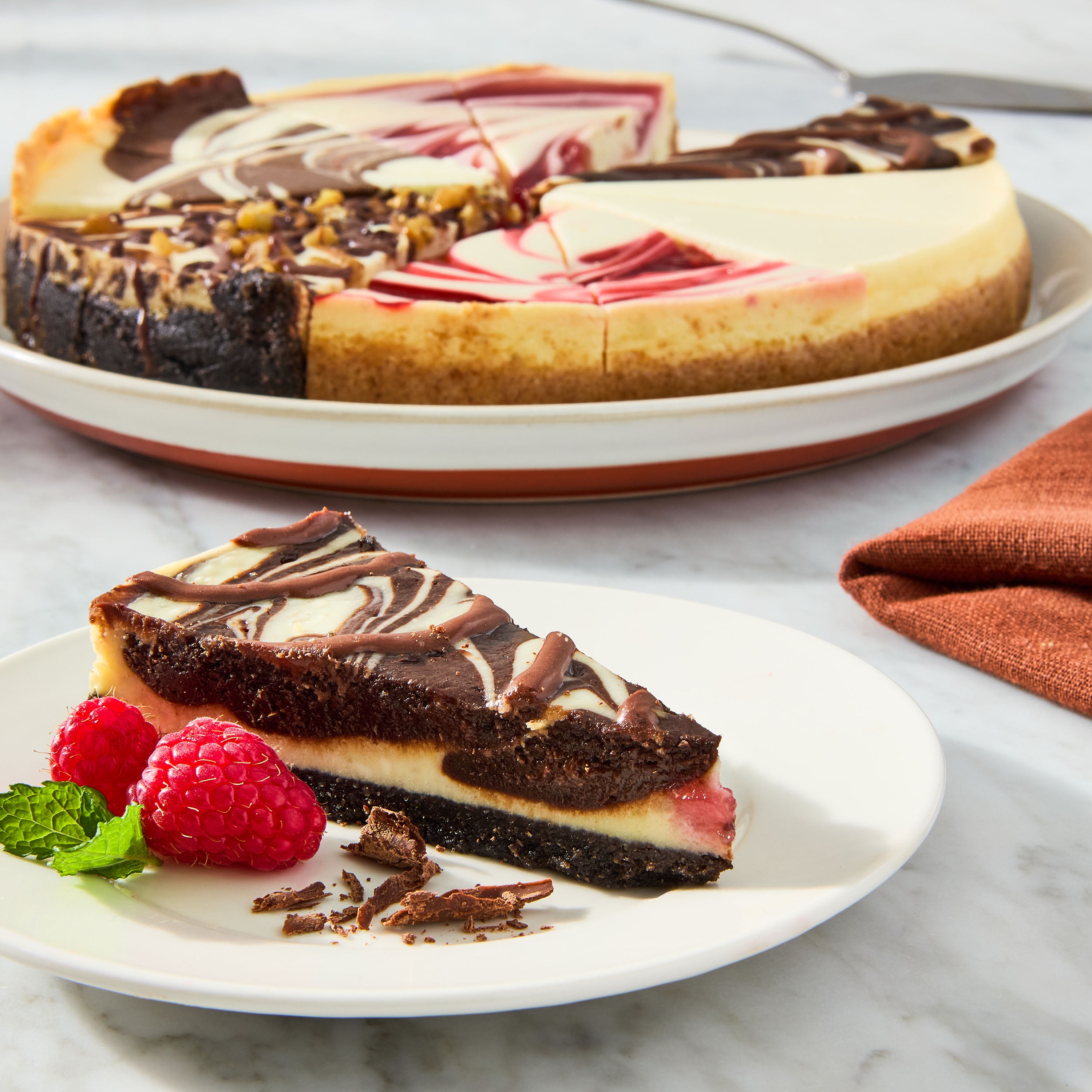Freshness Guaranteed Variety Cheesecake, 40 oz, 12 Slices