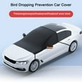thumbnail image 3 of Mdesiwst Universal Car Half Cover Sunproof Waterproof Heat Insulation Multi-directional Protection Soft Oxford Cloth Car Half Cover, 3 of 6
