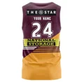 thumbnail image 4 of Customization 2024 Brisbane Broncos Home / Away / Training Singlet Rugby Jersey - Mens Size  S-5XL （Print Custom Name Number）, 4 of 7