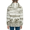 thumbnail image 6 of Kdxio Rice Harvest Pattern Kids Boys Girls Zip Up Hoodie 3D Printed Hooded Sweatshirt Hoody Coat with Pocket 7-12 Y-Medium, 6 of 6