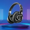 thumbnail image 1 of Graffiti Headworn Bluetooth Earphones 5.0 Foldable And Retractable Sport, 1 of 2