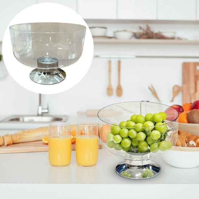 TIMIFIS Fruit Bowl, Tall Fruit Sum Snack Domestic Tea Parlor Tea Table Fruit Apartment Essentials