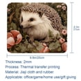 thumbnail image 5 of Hedgehog Square Desk Pad Mouse Mat Gaming Mousepad, 8.3x9.8 Inch, Non-Slip Rubber Bottom, Printed, Suitable for Office and Gaming, 5 of 6
