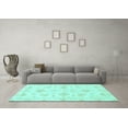 thumbnail image 3 of Ahgly Company Indoor Rectangle Oriental Light Blue Traditional Area Rugs, 5' x 7', 3 of 4