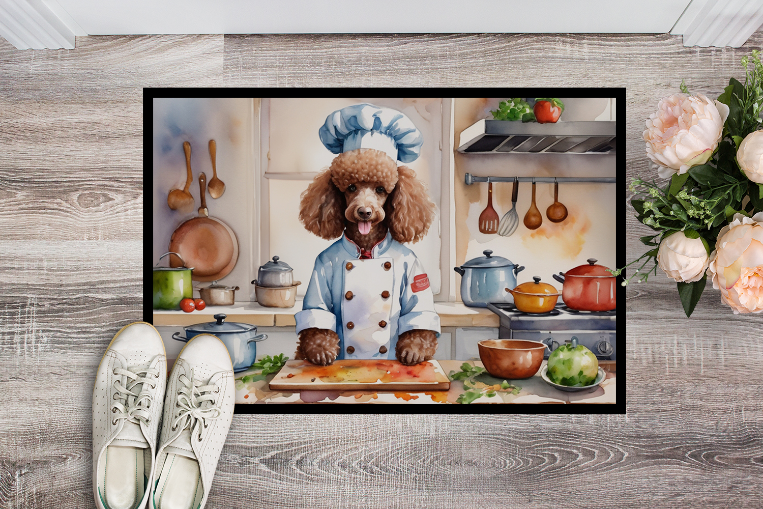 Yorkie Yorkshire Terrier The Chef Doormat