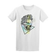 thumbnail image 1 of Hipster Skul Multicolored  T-Shirt Men -Image by Shutterstock, Male Medium, 1 of 2
