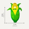 thumbnail image 3 of WWG Corn Themed Outfit Set for Porch Goose Decoration, Soft Lightweight Fabric Wear Resistant, Easy to Put On and Take Off, for Courtyard Garden Farm Style Decor, 3 of 9