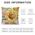 thumbnail image 5 of SHANXI Fall Pumpkin Throw Pillow Covers Hello Autumn Beautiful Butterfly Girl 12x12in, 5 of 5