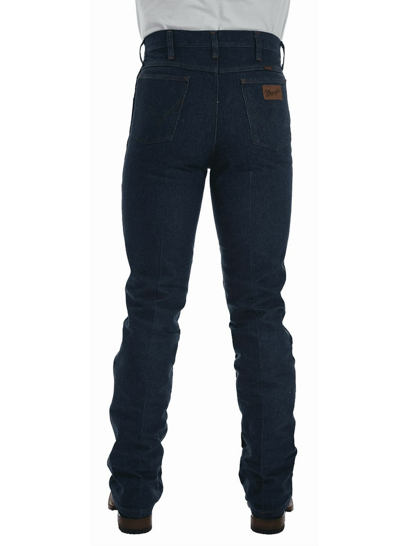 Wrangler Cowboy Cut Boot-Cut Regular-Fit Jeans for Men Navy