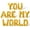 Gold, variant on Letter Balloons - YOU ARE MY WORLD 16" Inch Alphabet Letters Foil Mylar Balloon Engagement Party Banner (Gold)