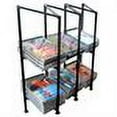 thumbnail image 2 of Three Division CD Holder w Zigzag Frame & Black Finish, 2 of 4