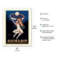 thumbnail image 2 of Dunlop - The Tennis Ball of Champions (la Balle des Champions) - Vintage Advertising Poster by Jean d'Ylen c.1929 - Master Art Print (Unframed) 9in x 12in, 2 of 4