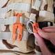 thumbnail image 5 of Soidarity Bolsa Hebilla Saco Clip Correa Guardián Superficie lisa Instalación práctica Accesorios al aire libre Tamaño compacto Mosquetón Escalada Naranja Soidarity OD031774-04, 5 of 6