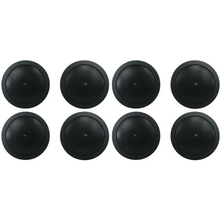 (8) JBL CONTROL 14C/T-BK 4" 25w 70v Commercial Black In-Ceiling Speakers