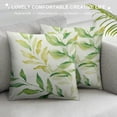 thumbnail image 3 of Creowell  Sage Green Throw Pillows Covers Gold Botanical Leaf Pillow Covers Leaves Fern Modern Pillow Case Watercolor Pillowcase Decor Gifts for Bed Couch Sofa Living Room, 3 of 5