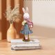 thumbnail image 4 of Estatuilla de conejo de Pascua, conejo Artificial, estatuilla de Pascua, decoración para el hogar, jardín y fiesta, 4 of 7