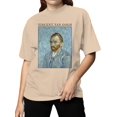 thumbnail image 2 of Van Gogh Self-Portrait Art Print Women's T-shirt, 2 of 3