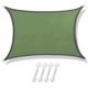 thumbnail image 1 of Toldo exterior TFixol Cuadrilátero verde militar, 1 of 6