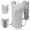Gray Style B, variant on Running Hydration Vest Pack, Lightweight Water Bottle Chest Bag with Phone Holder, Reflective Running Vest for Marathon Trail Running Hiking Cycling