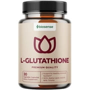 Bio Sense High Strength L Glutathione Supplement - 30 Capsules