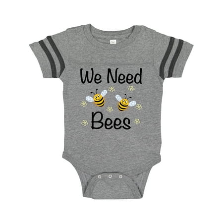 

Inktastic Beekeeping We Need Bees Gift Baby Boy or Baby Girl Bodysuit