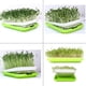 thumbnail image 2 of Kit de bandeja de germinación de germinador de semillas sin suelo, cesta hidropónica de dos niveles con tapa para jardín y hogar, 5 uds., 2 of 5