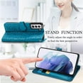 thumbnail image 3 of Crossbody Wallet Cell Phone Case for Samsung Galaxy S22,Cute Cat Dog Cartoon Style Flip Case Cover with Removable Lanyard Strap for Samsung Galaxy S22 MGG Blue, 3 of 14