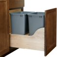 thumbnail image 1 of Rev A Shelf RS4WCSC.2135DM.2 35 qt. Double Tandem Soft Close Waste Containers, 1 of 1