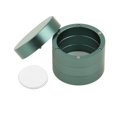 thumbnail image 3 of Colaxi Billiard Chalk Holder Billiards Accessory Aluminum Alloy Circular Four Sections Round and Octagonal Chalks Storage Chalk Case Green, 3 of 8