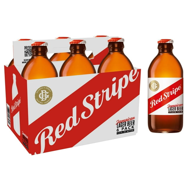 Red Stripe Lager Beer, 11.2 fl. oz. bottle, 6 pk.