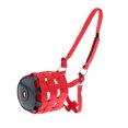 thumbnail image 4 of de caballo usable para trabajo Suministro de caballos de pasto con forro cómodo - Rojo l Sunnimix Bozal de pastoreo de seguridad para caballos, 4 of 8