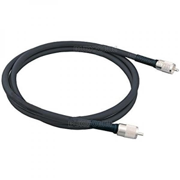 3 Ft Patch Cable of RG213/U Super Lowloss Double Shielded Coax Cable