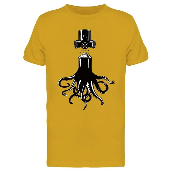 Spray Can Octopus  T-Shirt Men -Image by Shutterstock, Male Small