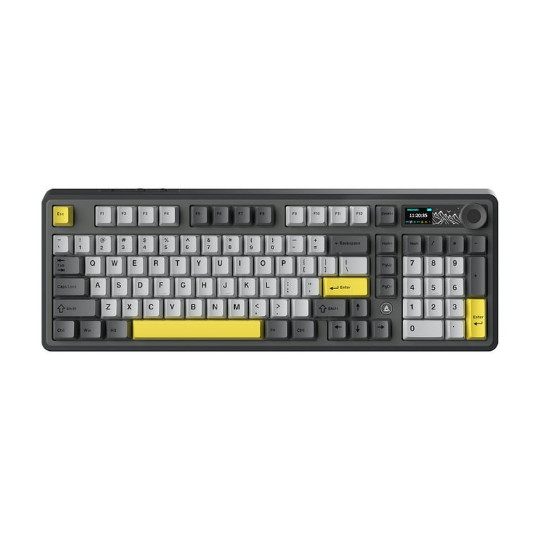 akky Ajazz AK980 Gasket-Mounted Wireless Gaming Keyboard, 87 Keys