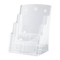 thumbnail image 2 of S SERENABLE Acrylic Business Card Display Stand Pamphlet Reception Flyer Brochure Holder 3Tier 23.5x17.3x32cm, 2 of 9