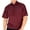 Burgundy, variant on Classic 2 Pocket Solid Banded Bottom Polo Shirt Sizes Medium-4XLT