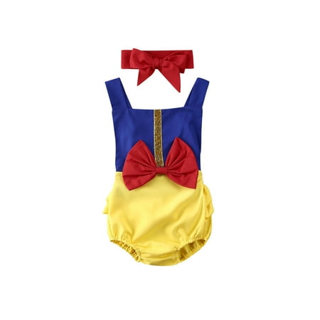 

Kiapeise Infant Baby Girl Boy Bow Clothes Newborn Romper Tops Dress Shorts Outfit Set