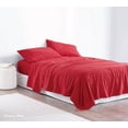 thumbnail image 3 of Microfiber Twin XL Bedding Sheet Set - Cherry Red, 3 of 3
