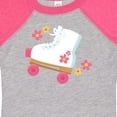 thumbnail image 4 of Inktastic Roller Skate Flowers Girls Baby Bodysuit, 4 of 5