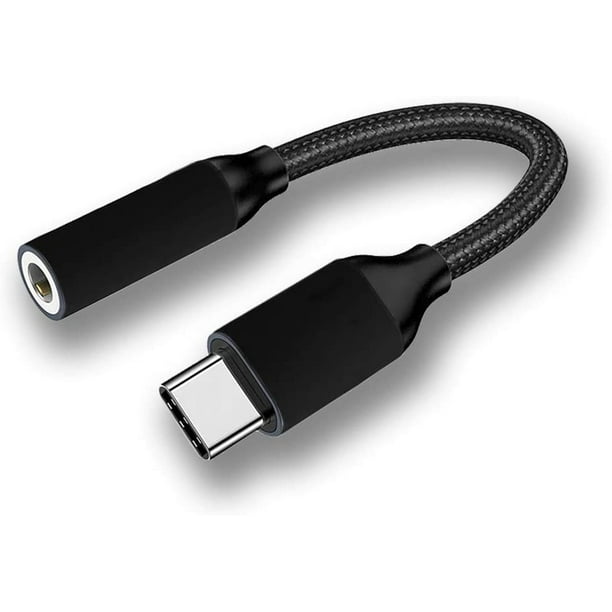 Adaptadores USB C Mini Jack de 3,5 mm, adaptadores de audio para auriculares, cable adaptador convertidor USB tipo C para Samsung, Huawei, Xiaomi, One Plus, Google Pixel, iPad Pro, otros Android, PC y Mac ACTIVE Biensenido a ACTIVE