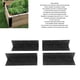 thumbnail image 3 of Soportes De Esquina Para Cama De Jardín Elevados De Acero, Soportes De Esquina Para Cama De Jardín, Multiusos, Resistentes A Los Arañazos, Resistentes, Para Cama De 20 A 24, 3 of 7