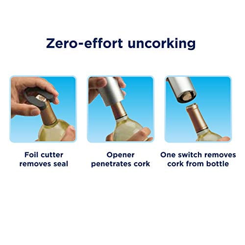 Oster Rechargeable and Cordless Wine Opener with Chiller Specialty