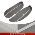 thumbnail image 4 of KBH Door Panel Armrest Cover Replacement for Acura RL 2005-2010, Leather Front Door Arm Rest Skin Upholstery for Car Interior Accessories, 1 Pair, Gray, 4 of 5