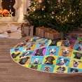 thumbnail image 5 of Sikiie Cute Dogs Collage Nativity Christmas Tree Skirt, Jesus Christian Winter Holiday Tree Mat Decoration(30-48IN)36", 5 of 6