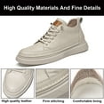 thumbnail image 3 of Men's Invisible Height Increasing Elevator Shoes Lace-up Casual Fashion Leather Sneakers Dress Shoes -2.36 Inches Taller, 3 of 7