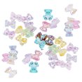 thumbnail image 1 of Qarigey Juego de 50 piezas de cristal, excelente brillo, puntas 3D, decoración de uñas, diamantes de imitación, artesanía DIY para Juegos de manicura oso aurora, 1 of 6
